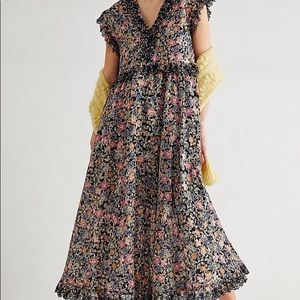 FREE PEOPLE MELANIA MAXI NWOT…L
